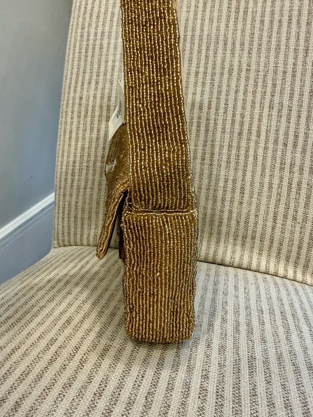 Adorable Sol Mer Beaded Gold Beaded Cat Shoulder Bag 🐱 - Picture 5 of 8